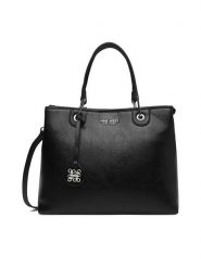 Nine West Torebka CEO-Soho Bloom-LDA8569 Czarny. Czarne kuferki damskie Nine West, bez wzorów, z materiału, bez dodatków. Za 279.99 zł.