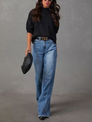 Milan Kiss Bluzka w kolorze czarnym rozmiar: L. Czarne golfy damskie Milan Kiss, l, bez wzorów, bez ramiączek. Za 126.99 zł.