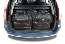 Torby Do Bagażnika Citroen C4 Grand Picasso 2006-2013 5Szt Kjust. Czarne torby podróżne KJUST, bez wzorów, z kauczuku. Za 1,546.00 zł.