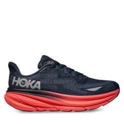 Buty do biegania Hoka. Niebieskie obuwie sportowe damskie HOKA, bez zapięcia, do biegania. Za 649.99 zł.