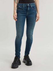 G-Star Dżinsy - Skinny fit - w kolorze niebieskim rozmiar: W33/L32. Niebieskie jeansy damskie G-Star. Za 245.96 zł.