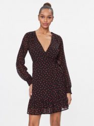 ONLY Sukienka codzienna 15273459 Czarny Regular Fit. Czarne sukienki damskie Only, bez wzorów, z syntetyku, bez ramiączek. Za 99.99 zł.