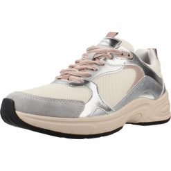 Buty GEOX D ZARVIA Srebrny. Szare obuwie trekkingowe damskie Geox, z syntetyku, bez zapięcia. Za 330.99 zł.