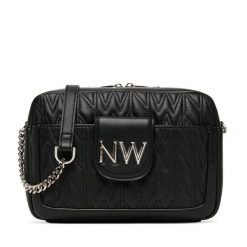 Torebka Nine West. Czarne listonoszki damskie Nine West, bez wzorów, bez dodatków. Za 299.99 zł.