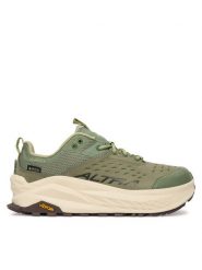 Altra Buty do biegania Olympus 6 Hike Low Gtx AL0A85NN3 Zielony. Zielone obuwie sportowe damskie Altra, z materiału, bez zapięcia, do biegania. Za 999.99 zł.