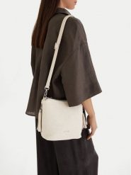 Lasocki Torebka CEO-LSK-X-007-09 Écru. Torebki klasyczne damskie Lasocki, z materiału, bez dodatków. Za 169.99 zł.