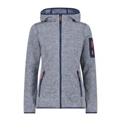 Bluza damska turystyczna CMP 3H19826. Białe bluzy damskie CMP, na zimę, l, bez wzorów, z materiału, z kapturem. Za 149.99 zł.