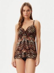 Miraclesuit Tankini Tribal Tigress Gala 6552281 Brązowy. Brązowe bikini Miraclesuit, bez wzorów, z syntetyku. Za 579.99 zł.