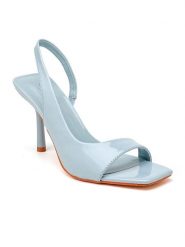 Sixth Sens Sandały w kolorze błękitnym na szpilce rozmiar: 40. Niebieskie sandały damskie Sixth Sens, bez wzorów, z otwartym noskiem, bez obcasa, na koturnie, bez zapięcia. Za 100.99 zł.