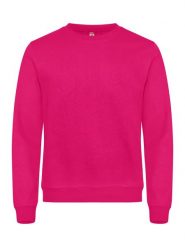 Clique Bluza unisex Basic Roundneck z materiału antymechaceniowego – bright. Czerwone bluzy damskie CLIQUE, xl, bez wzorów, z bawełny, bez kaptura. Za 149.58 zł.