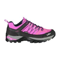 Damskie Niskie buty trekkingowe CMP Rigel waterproof. Czerwone obuwie trekkingowe damskie CMP, z meshu, bez zapięcia. Za 386.50 zł.