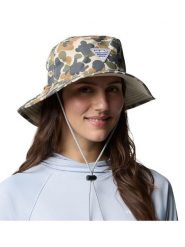 Columbia Kapelusz "Wild Cast" w kolorze oliwkowo-czarno-jasnobrązowym rozmiar: onesize. Brązowe kapelusze damskie Columbia, bez wzorów, z materiału. Za 91.77 zł.