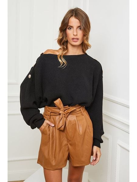 So Cachemire Sweter "Cornella" w kolorze czarnym rozmiar: XL. Czarne swetry klasyczne damskie So Cachemire, xl, z kaszmiru, bez kołnierzyka. Za 227.31 zł.