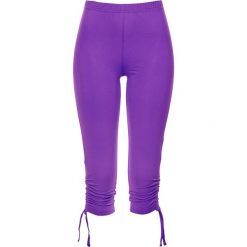 Legginsy rybaczki z bawełny organicznej. Czarne legginsy damskie bonprix, bez wzorów, z bawełny. Za 54.99 zł.