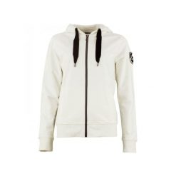 Damska bawełniana bluza rozpinana na całej długości Peak Mountain French Terry. Białe bluzy damskie Peak Mountain, bez wzorów, z bawełny, bez kaptura. W wyprzedaży za 199.00 zł.