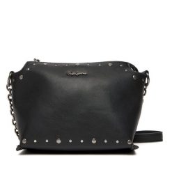 Torebka Pepe Jeans. Czarne torebki wieczorowe damskie Pepe Jeans, bez wzorów, z jeansu, bez dodatków. Za 209.99 zł.