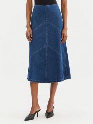 Bruuns Bazaar Spódnica jeansowa Eleen BBW4465 Niebieski Regular Fit. Niebieskie spódnice damskie Bruuns Bazaar, bez wzorów, z bawełny. Za 399.99 zł.