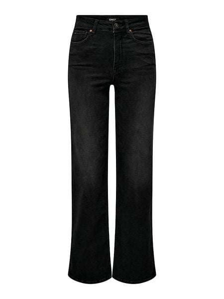 ONLY Dżinsy "Madison" - Flared fit - w kolorze czarnym rozmiar: L/L30. Czarne jeansy damskie Only, z podwyższonym stanem. Za 175.95 zł.