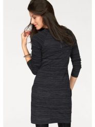 Aniston Sukienka w kolorze antracytowo-czarnym rozmiar: 46. Czarne sukienki damskie Aniston, bez wzorów, bez ramiączek. Za 112.45 zł.