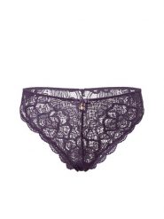 Lascana Stringi Kobiety Koronka lila jednolity, 44/46. Stringi LASCANA, bez wzorów, z koronki. Za 59.95 zł.