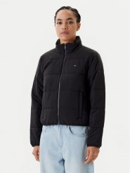 Tommy Jeans Kurtka przejściowa DW0DW20958 Czarny Regular Fit. Czarne kurtki damskie Tommy Jeans, m, bez wzorów, z jeansu, bez kaptura. Za 459.99 zł.