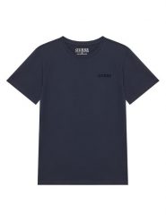 Guess T-Shirt L5YI39 K8HM4 Granatowy Regular Fit. Niebieskie t-shirty i koszulki chłopięce Guess, z aplikacjami, z bawełny, bez kołnierzyka, bez ramiączek. Za 69.99 zł.