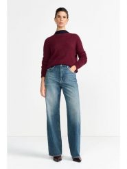Rich & Royal Sweter w kolorze bordowym rozmiar: M. Czerwone swetry klasyczne damskie Rich & Royal, m, bez kołnierzyka. Za 299.95 zł.