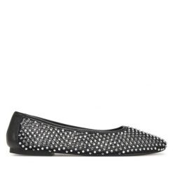 Baleriny Steve Madden. Czarne balerinki damskie Steve Madden, bez wzorów. Za 329.99 zł.