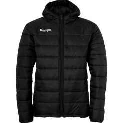 Kurtka wodoodporna Kempa. Czarne kurtki damskie Kempa, xl, bez wzorów, z materiału, z kapturem. Za 234.00 zł.