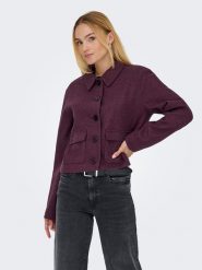 JDY Kurtka przejściowa w kolorze fioletowym rozmiar: XS. Różowe kurtki damskie JDY, xs, bez wzorów, bez kaptura. Za 118.84 zł.