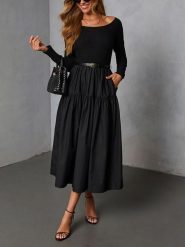 Milan Kiss Sukienka w kolorze czarnym rozmiar: S. Czarne sukienki damskie Milan Kiss, bez wzorów, bez ramiączek. Za 204.96 zł.