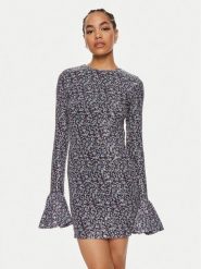 ROTATE Sukienka wieczorowa Rosita 1127392980 Granatowy Slim Fit. Niebieskie sukienki damskie ROTATE, bez wzorów, z syntetyku, wizytowe, bez ramiączek. Za 729.99 zł.