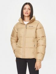 Columbia Kurtka zimowa Puffect™ Jacket Brązowy Regular Fit. Brązowe kurtki damskie Columbia, na zimę, s, bez wzorów, z syntetyku, bez kaptura. Za 449.99 zł.