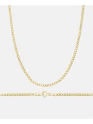Revoni Złoty naszyjnik - dł. 45 cm rozmiar: onesize. Żółte naszyjniki damskie Revoni, złote. Za 2,914.99 zł.