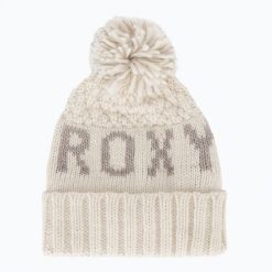 Czapka zimowa damska ROXY Tonic Beanie. Białe czapki damskie Roxy, na zimę, bez wzorów, z materiału. Za 149.99 zł.
