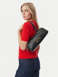 LOVE MOSCHINO Torebka JC4200PP0PKA0000 Czarny. Czarne torebki klasyczne damskie Love Moschino, ze skóry, bez dodatków. Za 859.99 zł.