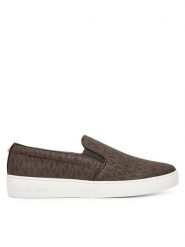 MICHAEL Michael Kors Tenisówki Keaton Slip On 43F7KTFP1B Brązowy. Brązowe trampki damskie MICHAEL Michael Kors, bez wzorów, ze skóry, bez zapięcia. Za 409.99 zł.