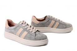 FILIPPO DP7499/26 KH khaki, półbuty damskie. Szare półbuty damskie Filippo, bez wzorów, ze skóry, bez obcasa, bez zapięcia. Za 199.90 zł.