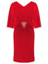 APART Sukienka w kolorze czerwonym rozmiar: 44. Czerwone sukienki damskie Apart, bez wzorów, bez ramiączek. Za 187.99 zł.