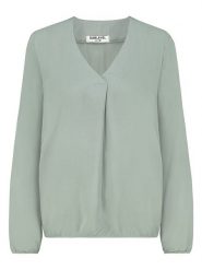 Sublevel Bluzka w kolorze jasnozielonym rozmiar: XS. Zielone bluzki damskie Sublevel, xs, bez wzorów, z wiskozy, bez kołnierzyka, bez ramiączek. Za 109.95 zł.