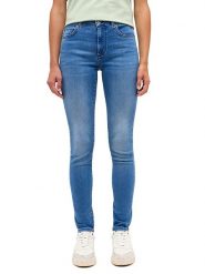 Mustang Dżinsy - Skinny fit - w kolorze niebieskim rozmiar: W26/L34. Niebieskie jeansy damskie Mustang, z podwyższonym stanem. Za 96.60 zł.