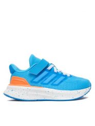 Adidas Sneakersy Ultrarun 5 El C JQ1864 Niebieski. Niebieskie buty sportowe chłopięce Adidas, z materiału, bez zapięcia. Za 239.99 zł.