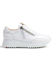 LLOYD Skórzane sneakersy w kolorze białym rozmiar: 39. Białe obuwie sportowe damskie Lloyd, ze skóry, bez zapięcia. Za 329.42 zł.
