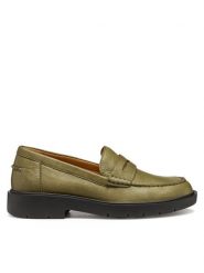Geox Mokasyny D Spherica Ec1 D25QRA 00085 C3704 Zielony. Zielone mokasyny damskie Geox, ze skóry, bez obcasa. Za 379.99 zł.