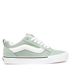 Tenisówki Vans. Zielone trampki damskie Vans, bez wzorów, bez zapięcia. Za 289.99 zł.