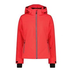 Kurtka narciarska z kapturem na zamek dla kobiet CMP. Białe kurtki sportowe damskie CMP, na zimę, bez wzorów, z kapturem. Za 551.45 zł.