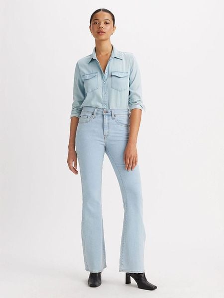 Levi's Dżinsy - Bootcut fit - w kolorze błękitnym rozmiar: W30/L30. Niebieskie jeansy damskie Levi's, z podwyższonym stanem. Za 196.70 zł.