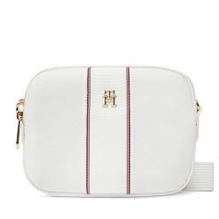 Torebka Tommy Hilfiger. Białe listonoszki damskie Tommy Hilfiger, bez wzorów, bez dodatków. Za 319.99 zł.