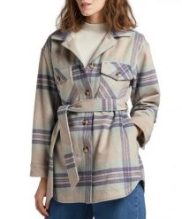 LEE WOOL OVERSHIRT DAMSKI PŁASZCZ STEEL GREEN L45HTETY 112144047. Zielone płaszcze damskie Lee, l, bez wzorów, bez kaptura. Za 339.99 zł.
