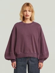 G-Star Bluza w kolorze fioletowym rozmiar: L. Różowe bluzy damskie G-Star, l, bez wzorów, z bawełny, bez kaptura. Za 169.95 zł.